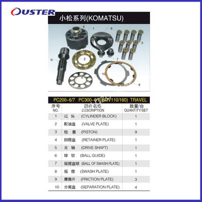 acheter Pièces de pompe hydraulique Komatsu PC200-8 et PC240-8 de qualité OEM pour la réparation d'excavatrices online manufacture