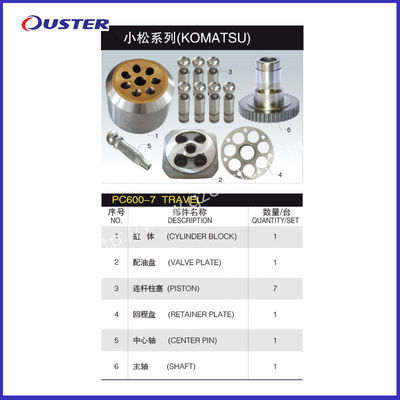 acheter Komatsu PC600-7 Hydraulic Pump Parts - Aftermarket Repair Parts with Half Year Warranty online manufacture