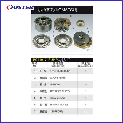 Buy Affordable and Durable Komatsu PC210-7 Hydraulic Pump Parts with Half Year Warranty online manufacture